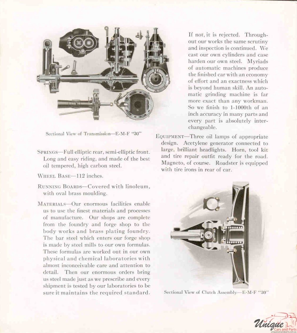 1912 Studebaker E-M-F 30 Brochure Page 31